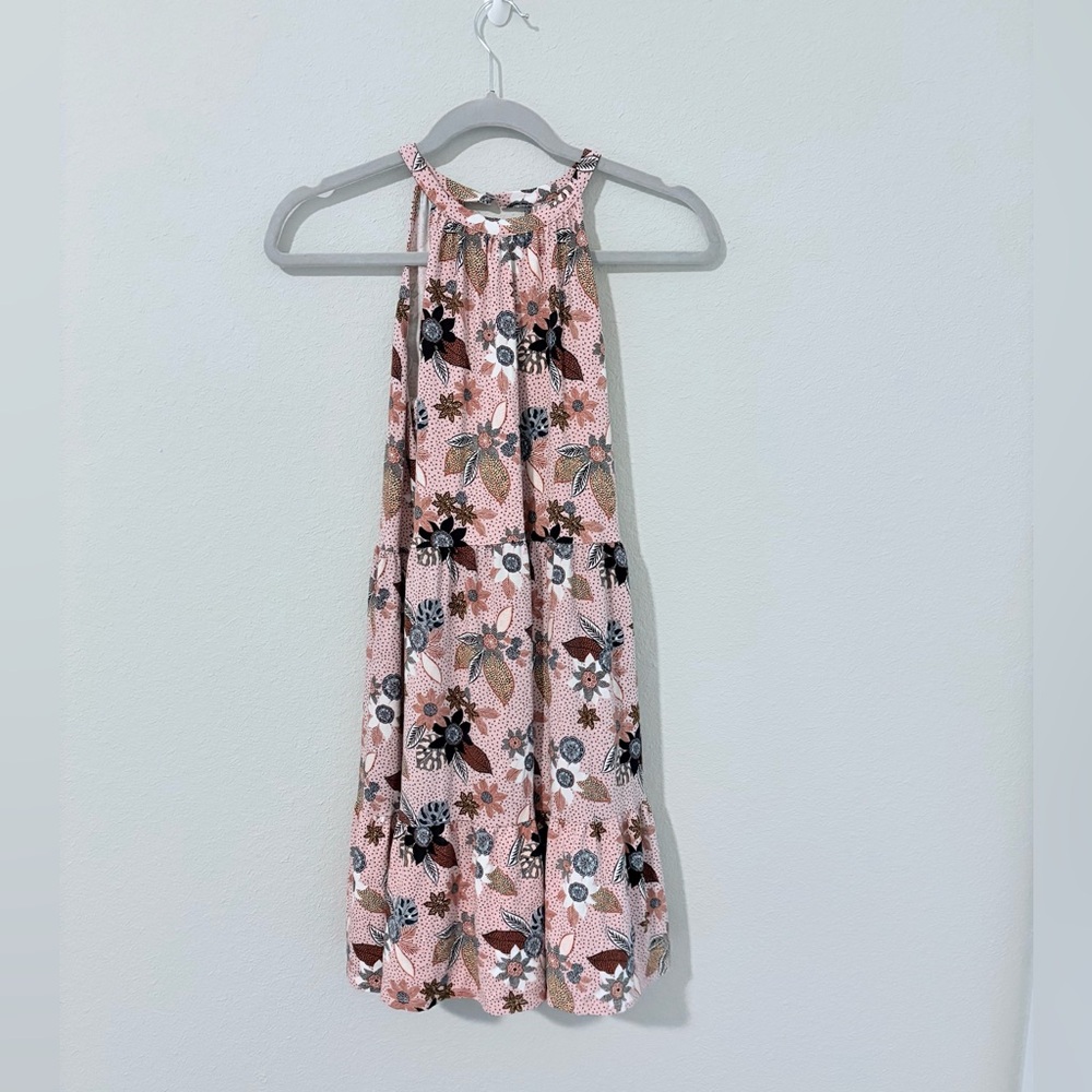 Loft Floral Mini Dress